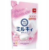 [4901525011679] 牛乳石鹸 沐浴露替换装 360ml フローラル