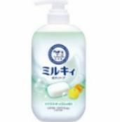 [4901525011686] 牛乳石鹸 MILKY 沐浴露 500ml （シトラス）