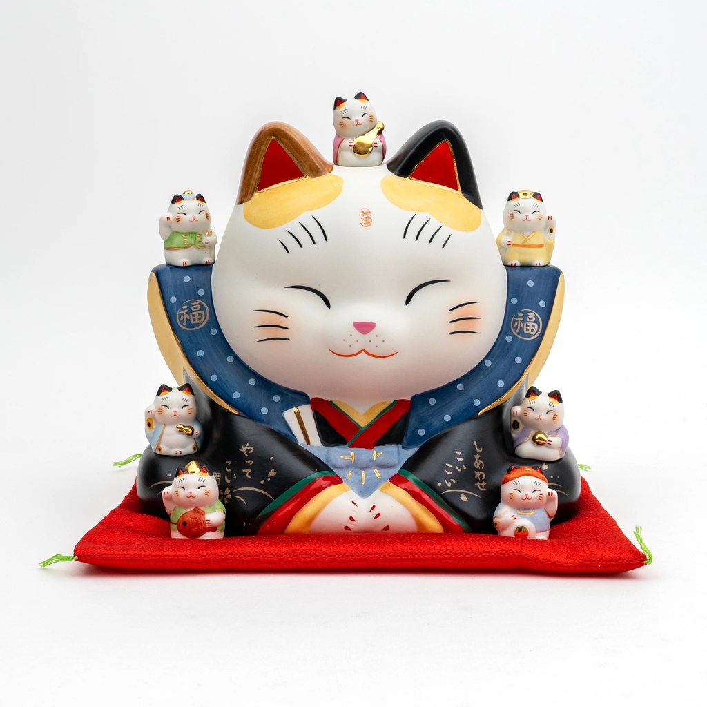 [SP03148] YAKUSHI GAMA Lucky Cat Figurine 10 size height 30cm 7657