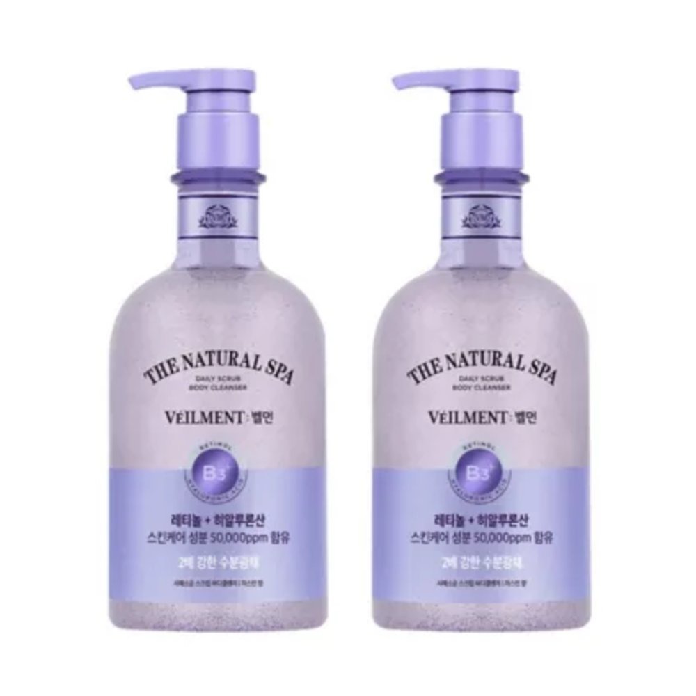 [8800335705340] VEILMENT BEURRE 茉莉花香磨砂沐浴露双瓶套装