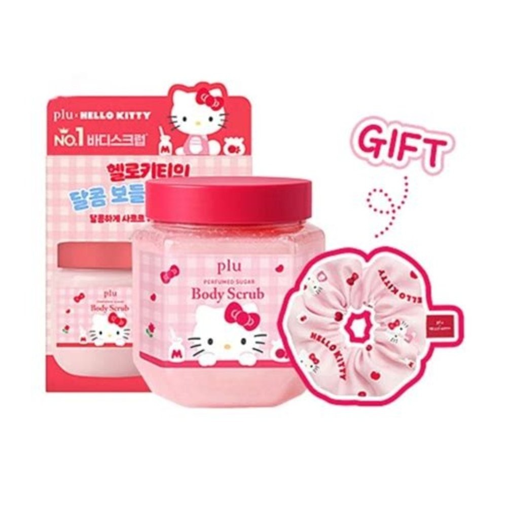 [8809237074080] PLU×Hello Kitty 香氛糖粒身体磨砂膏 – Melrose