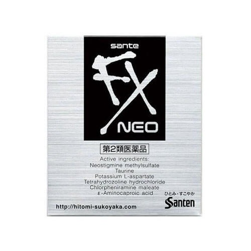 [4987084410443] Santen FX Neo Eye Drops 12ml 参天 FX 银色眼药水